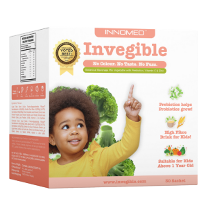 Invegible- Colourless & Tasteless Prebiotic Drink for Kids!